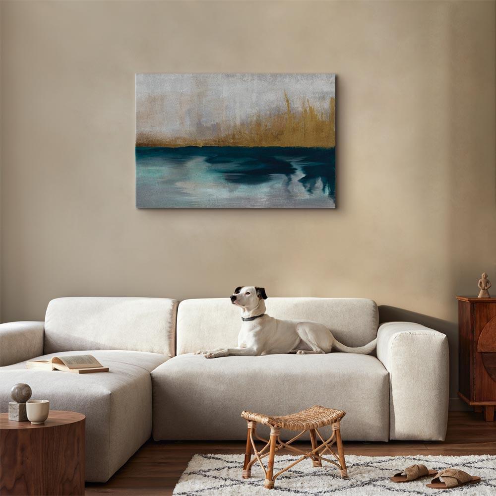 Obraz - Złote trawy (1-częściowy) szeroki