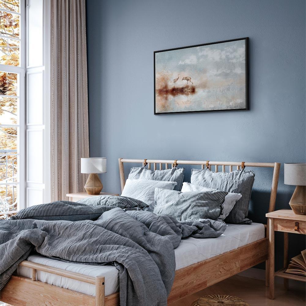 Obraz - Żurawie o poranku (1-częściowy) szeroki