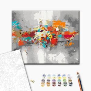 Obraz do samodzielnego malowania - Artystyczny nieład