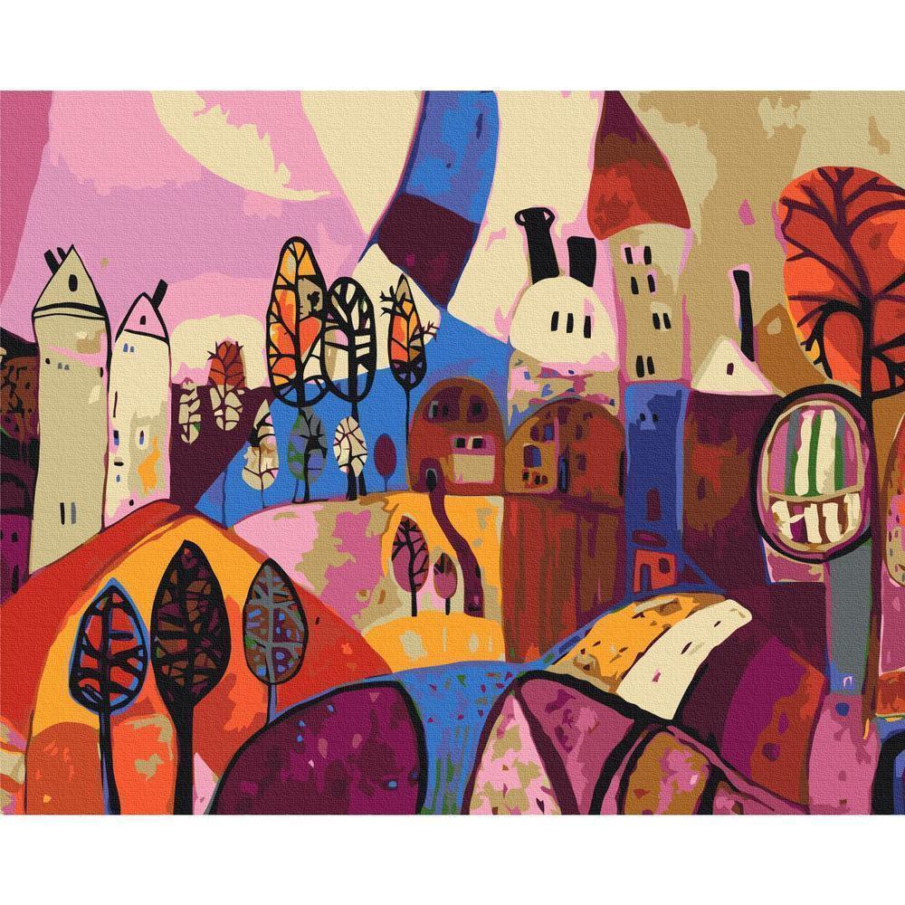 Obraz do samodzielnego malowania - Bajkowa kraina