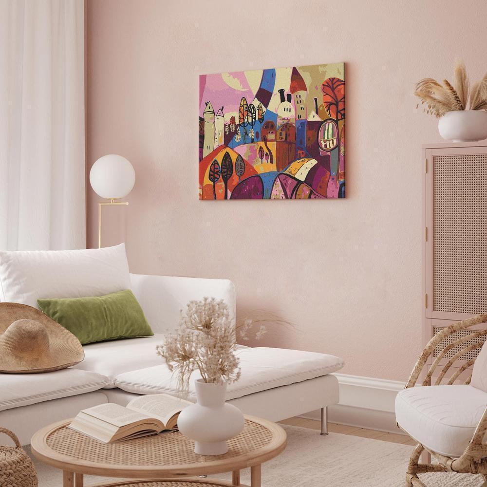 Obraz do samodzielnego malowania - Bajkowa kraina