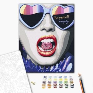 Obraz do samodzielnego malowania - Be Yourself Everyday