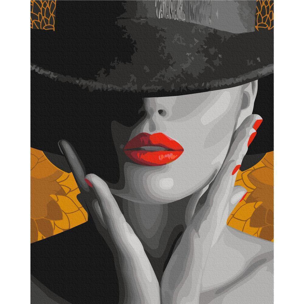 Obraz do samodzielnego malowania - Elegancka kobieta