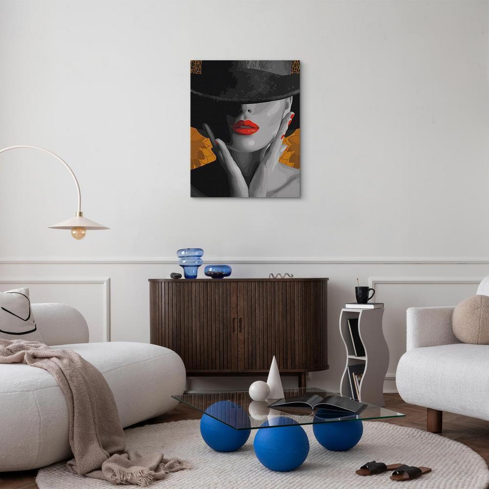 Obraz do samodzielnego malowania - Elegancka kobieta