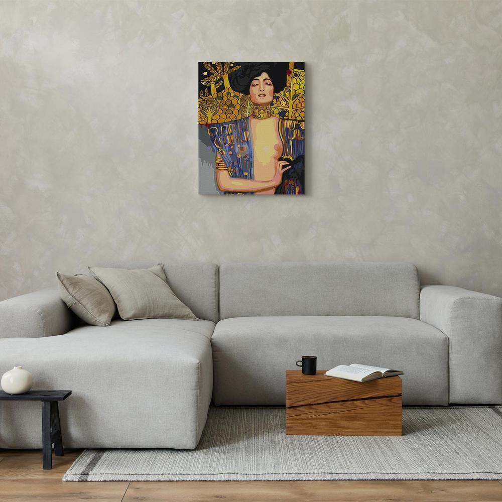 Obraz do samodzielnego malowania - Gustav Klimt: Judyta z głową Holofernesa