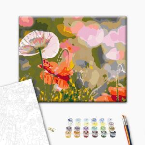 Obraz do samodzielnego malowania - Kolorowa łąka