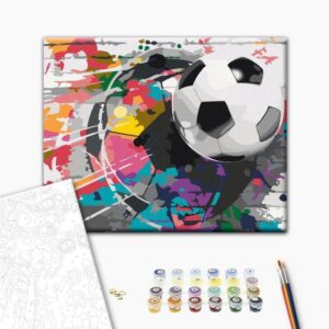 Obraz do samodzielnego malowania - Kolorowa piłka