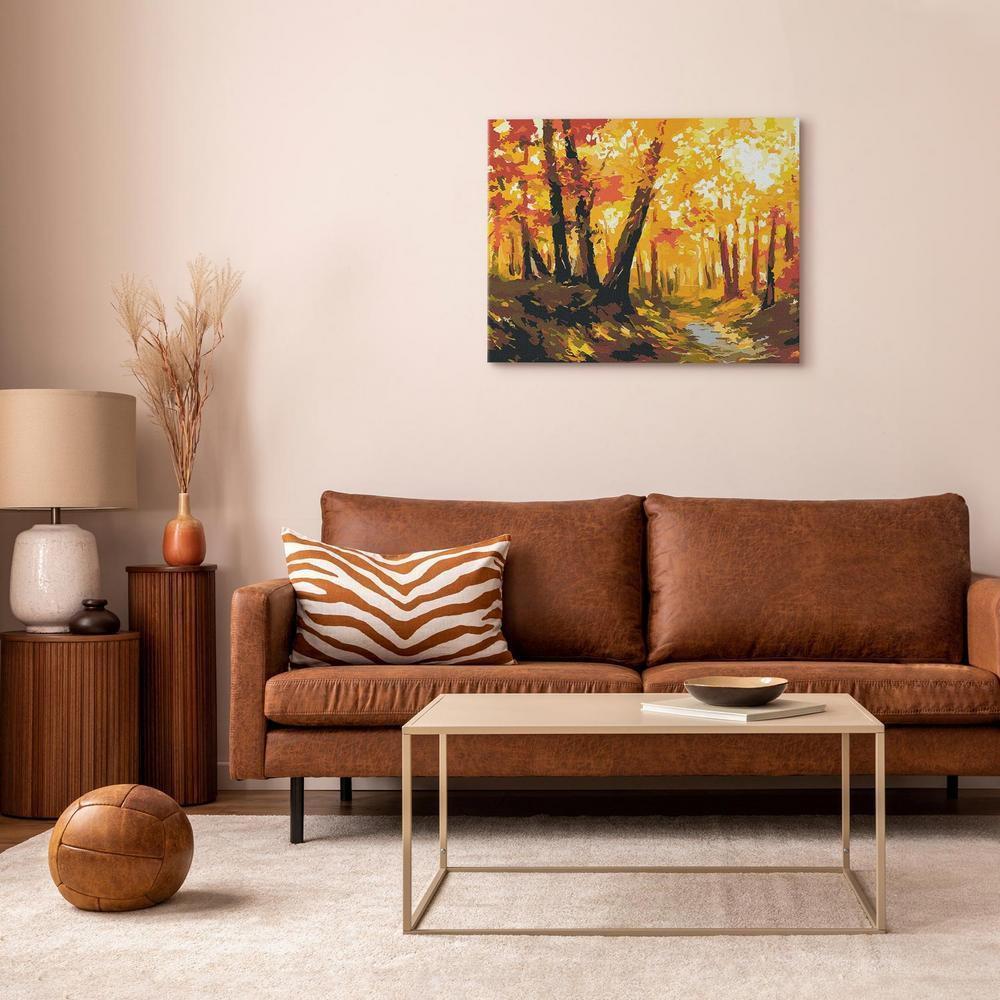 Obraz do samodzielnego malowania - Leśna ścieżka