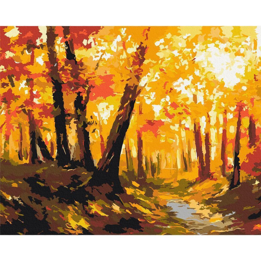 Obraz do samodzielnego malowania - Leśna ścieżka