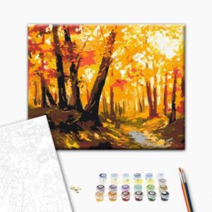 Obraz do samodzielnego malowania - Leśna ścieżka