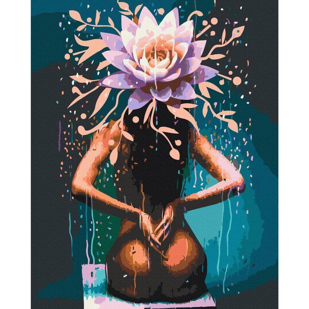 Obraz do samodzielnego malowania - Lotosowa pani