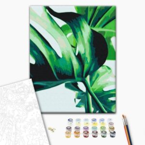 Obraz do samodzielnego malowania - Monstera Adansona