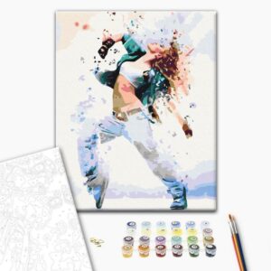 Obraz do samodzielnego malowania - Na parkiecie