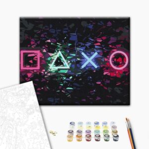 Obraz do samodzielnego malowania - Naciśnij start