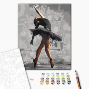 Obraz do samodzielnego malowania - Poza baletnicy