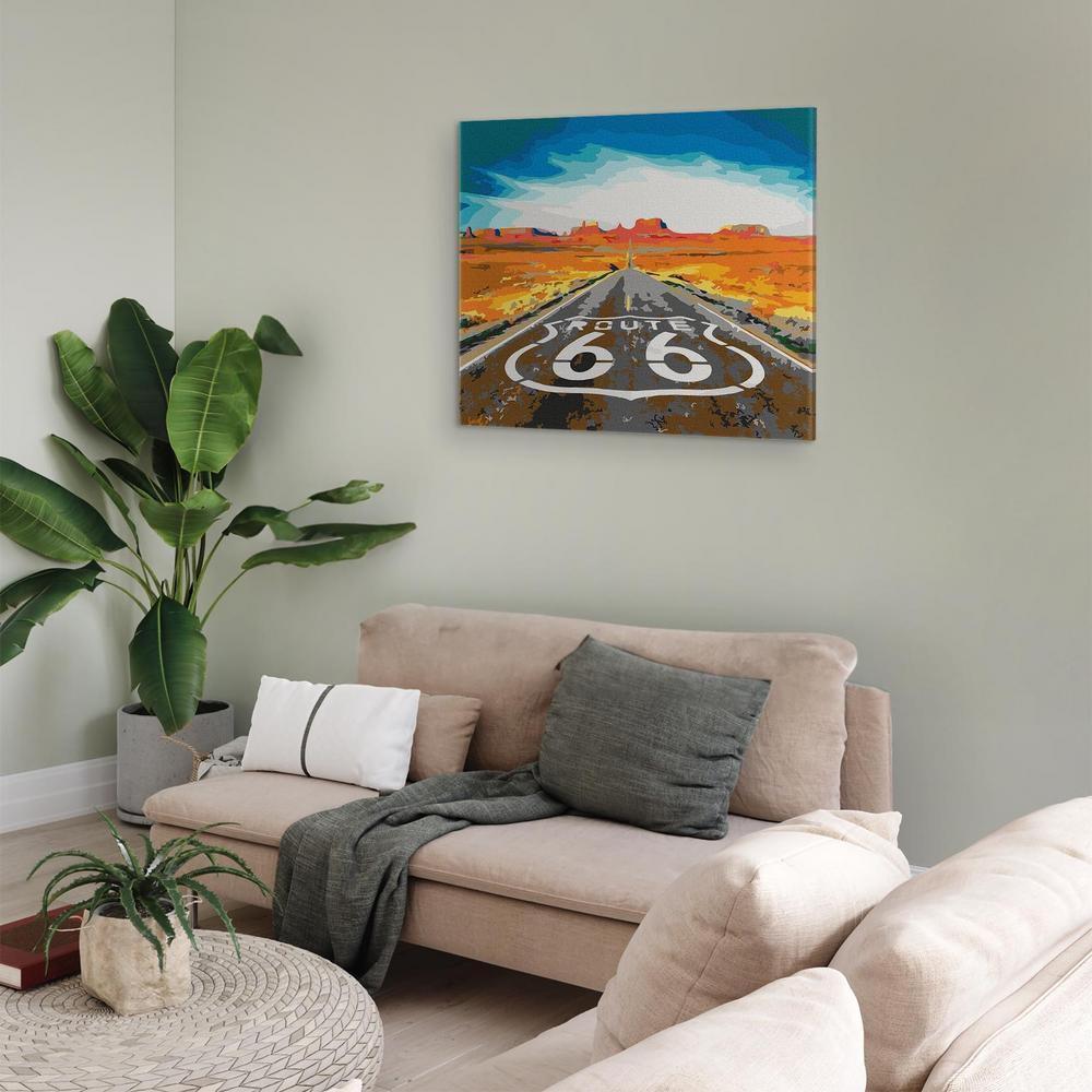 Obraz do samodzielnego malowania - Route 66