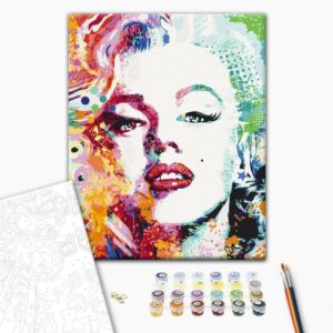 Obraz do samodzielnego malowania - Urocza Marylin