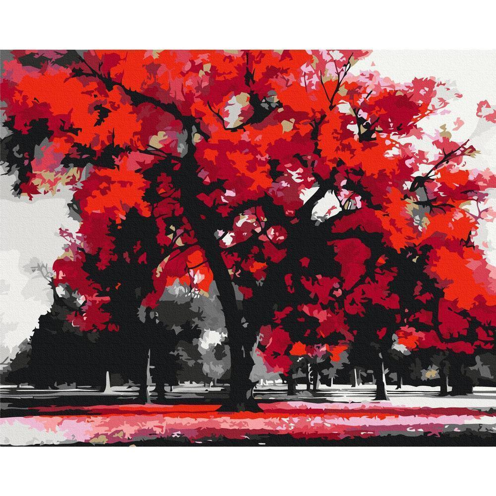 Obraz do samodzielnego malowania - Wyraziste drzewo