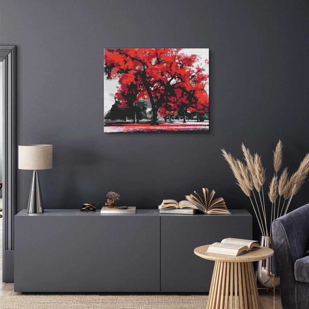 Obraz do samodzielnego malowania - Wyraziste drzewo