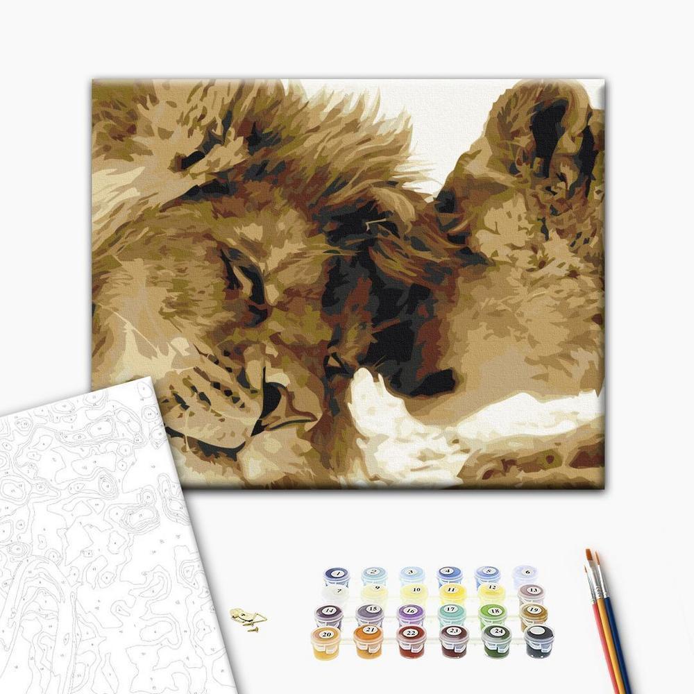 Obraz do samodzielnego malowania - Zmarznięta sowa