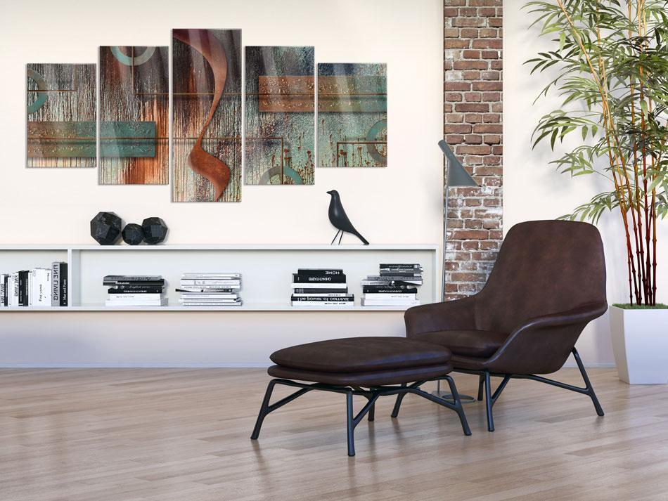 Obraz na szkle akrylowym - Abstrakcyjna melodia