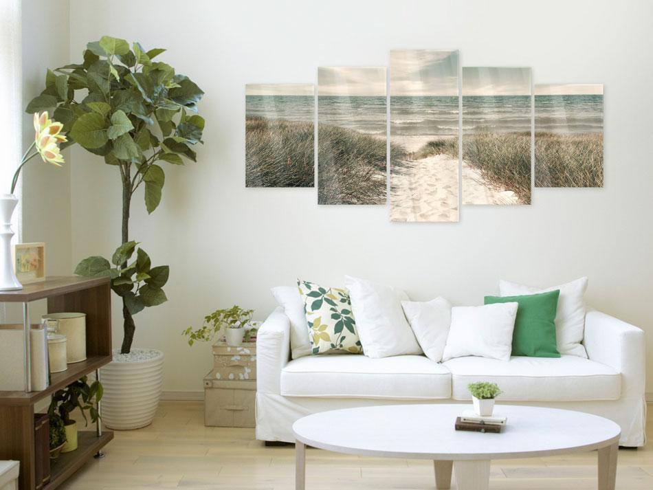 Obraz na szkle akrylowym - Cicha plaża