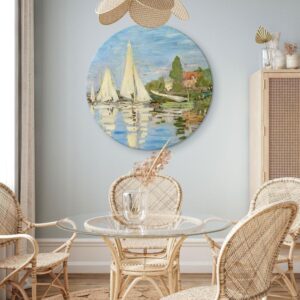 Obraz okrągły - Claude Monet – Regaty w Argenteuil