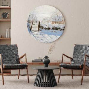 Obraz okrągły - Claude Monet – Sroka