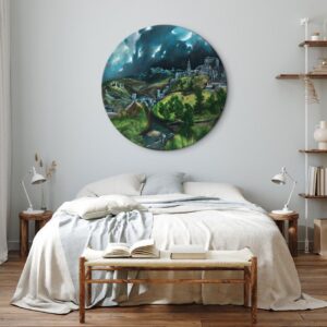 Obraz okrągły - El Greco – Widok Toledo