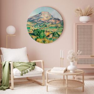 Obraz okrągły - Paul Cézanne – Góra Sainte-Victoire