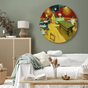 Obraz okrągły - Vincent van Gogh – Nocna kawiarnia