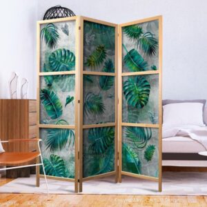 Parawan japoński - Liście na betonie I