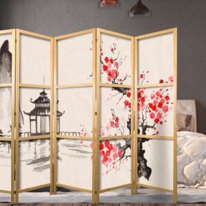 Parawan japoński - Mistyczny spokój