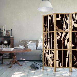 Parawan japoński - Styl japoński: Bambusy