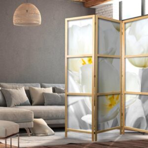 Parawan japoński - Świetliste tulipany I