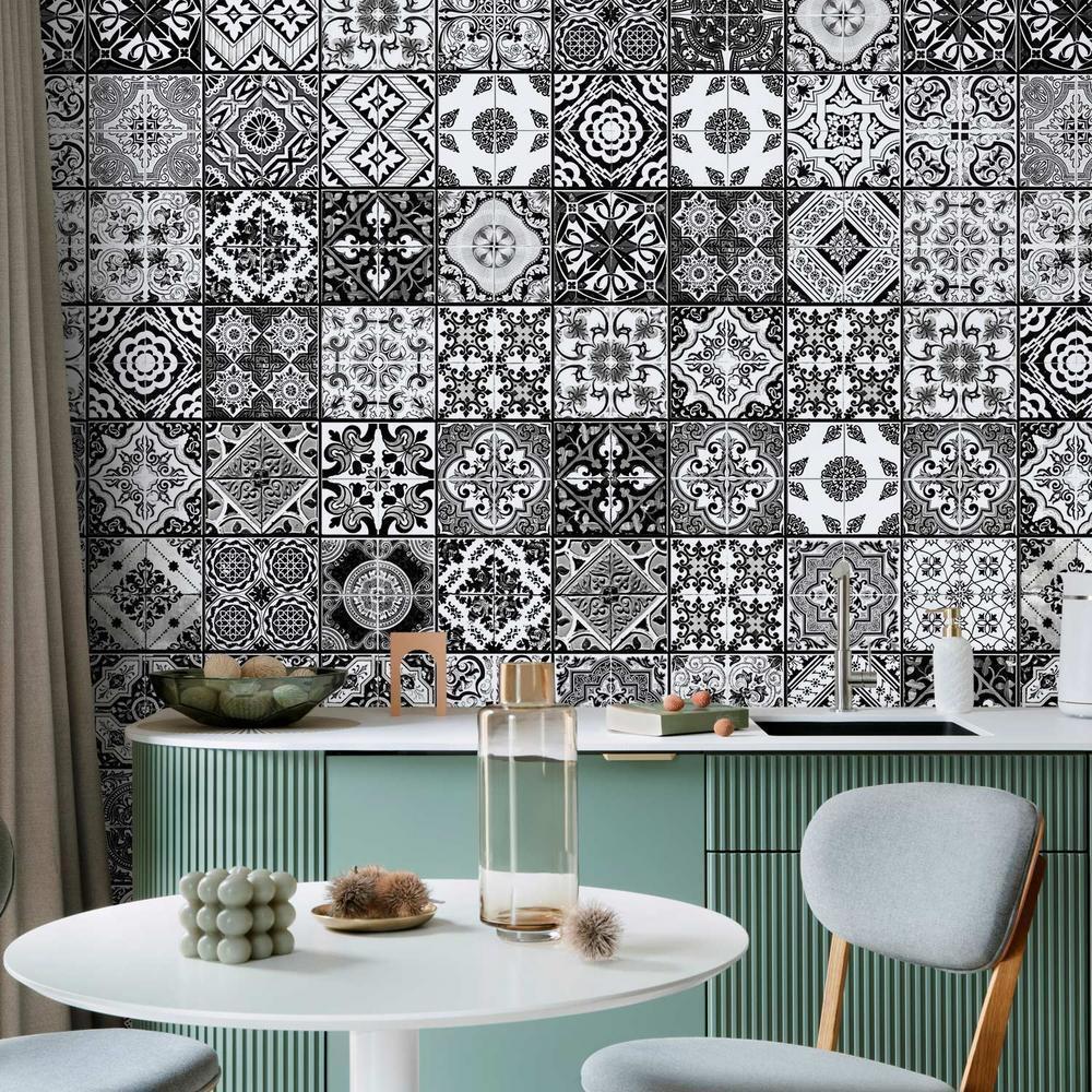 Tapeta - Arabeska - Czerń i biel