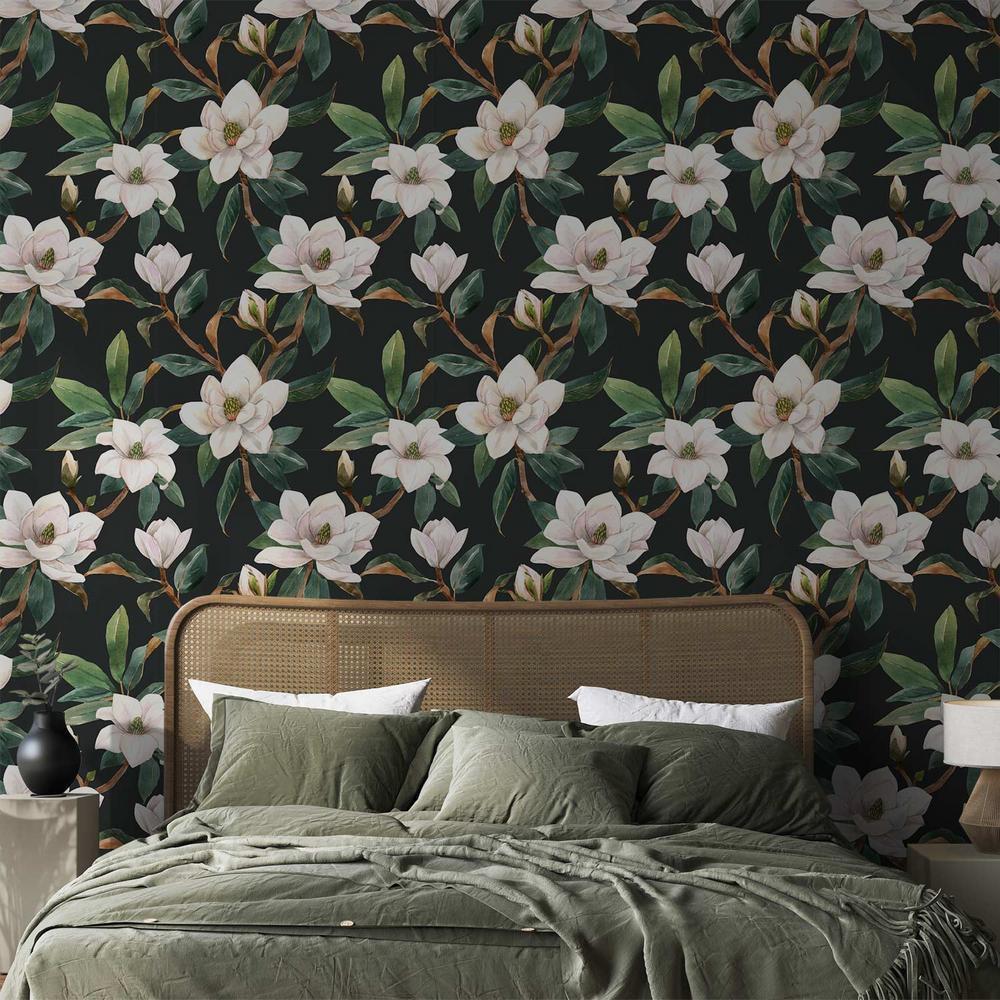 Tapeta - Białe magnolie