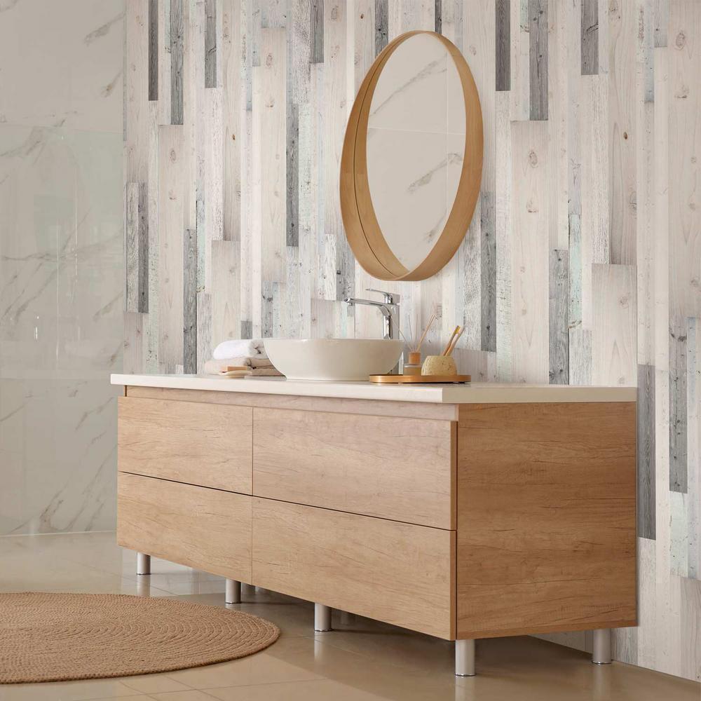 Tapeta - Drewniana osłona