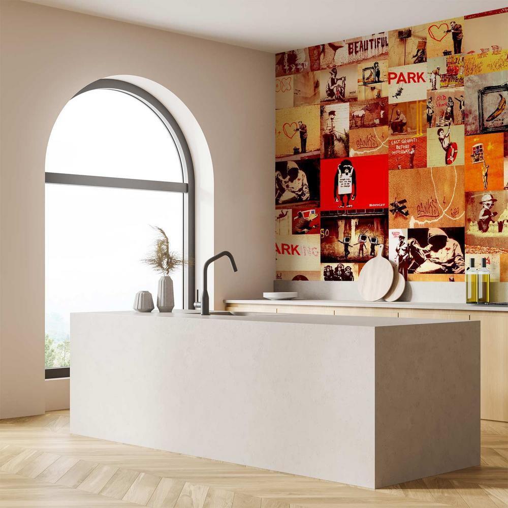 Tapeta - Kolaż - Banksy