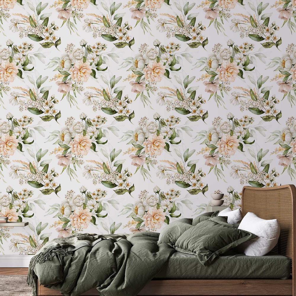 Tapeta - Kwiaty w chmurach