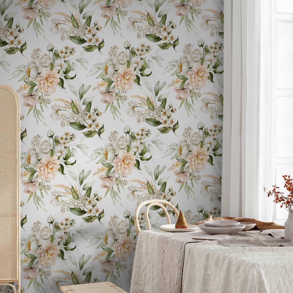 Tapeta - Kwiaty w chmurach