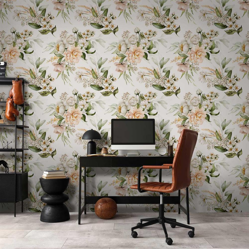 Tapeta - Kwiaty w chmurach