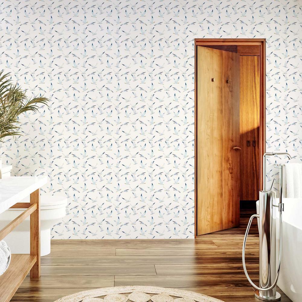 Tapeta - Latające mewy