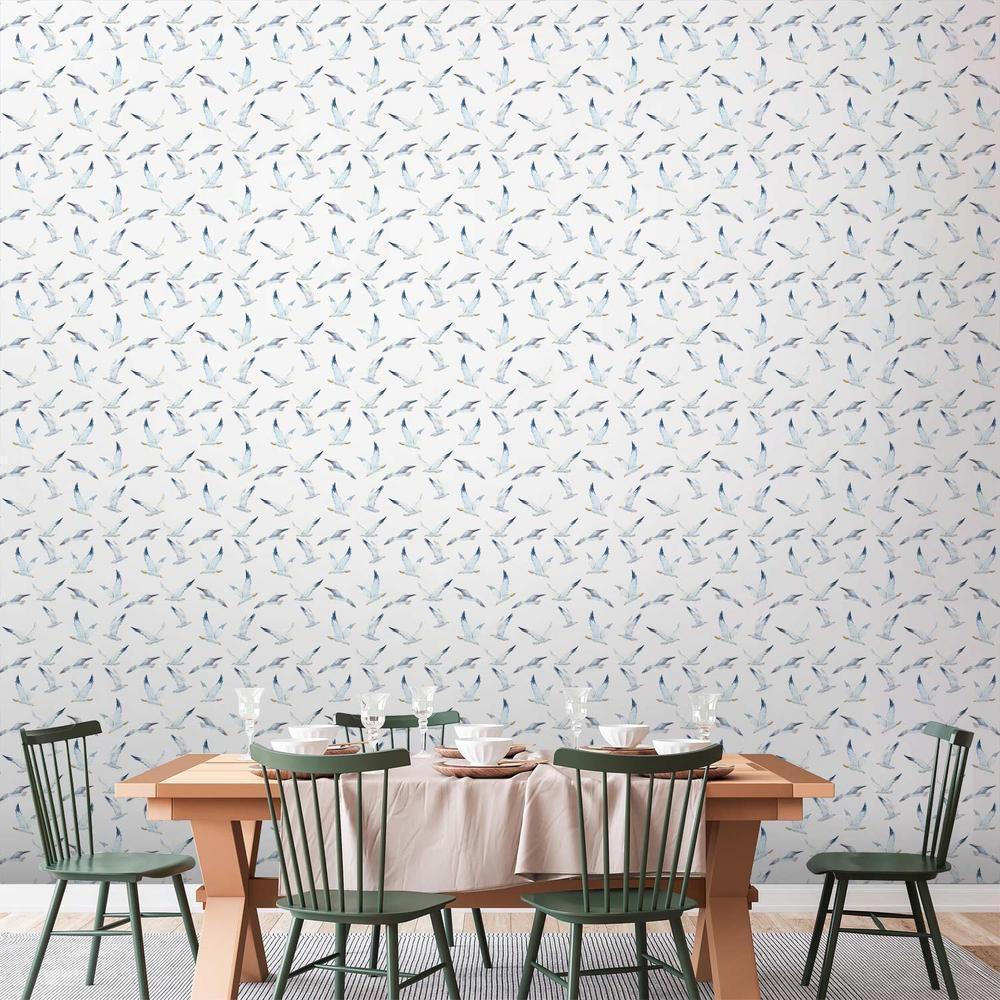 Tapeta - Latające mewy