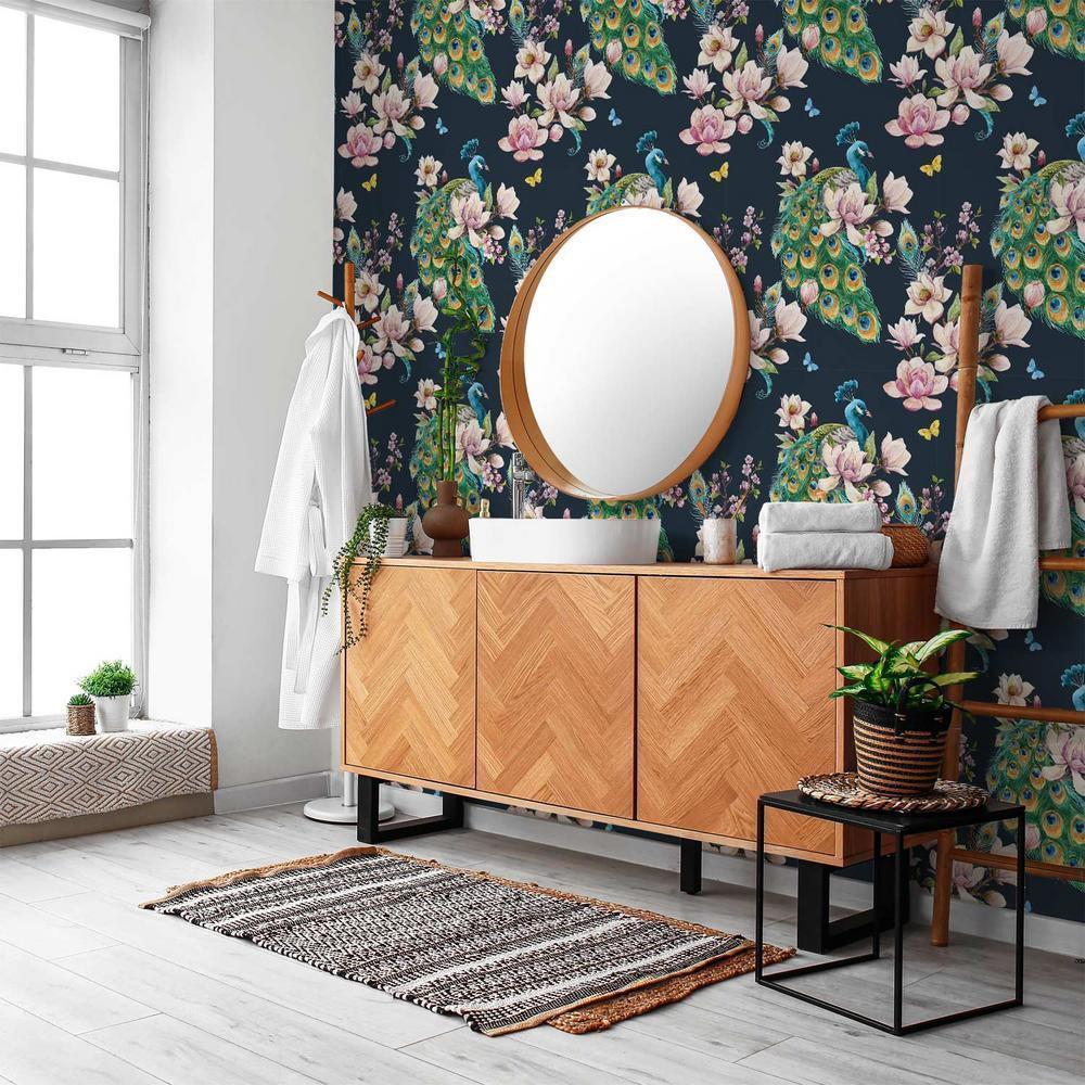 Tapeta - Magnolie i pawie