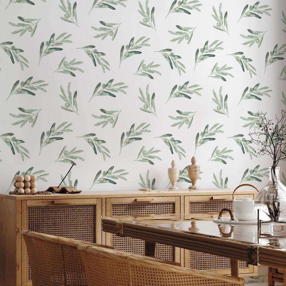 Tapeta - Oliwkowy taniec